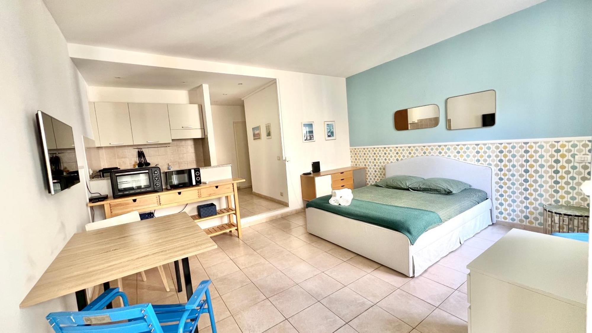 Studio La Chaise Bleue Nizza Exterior foto